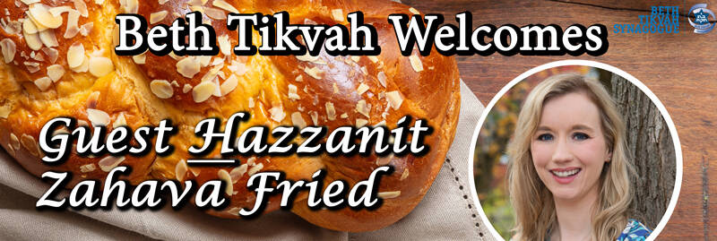 Banner Image for Beth Tikvah Welcomes Cantor Zahava Fried