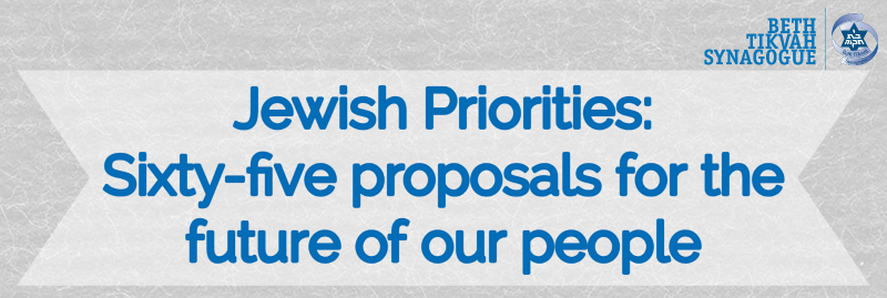 Banner Image for Jewish Priorities: Sixty-Five Proposals For The Future Of Our People