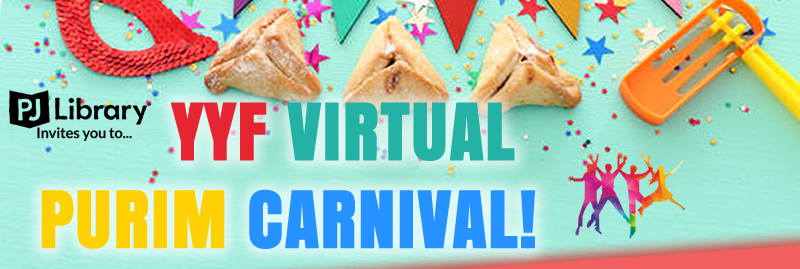 Banner Image for YYF Virtual Purim Carnival