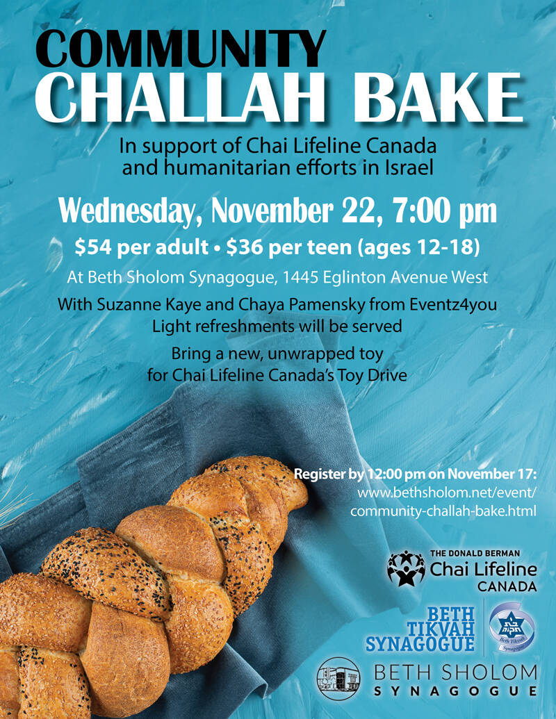 Banner Image for Community Challah Bake at Beth Sholom Synagogue