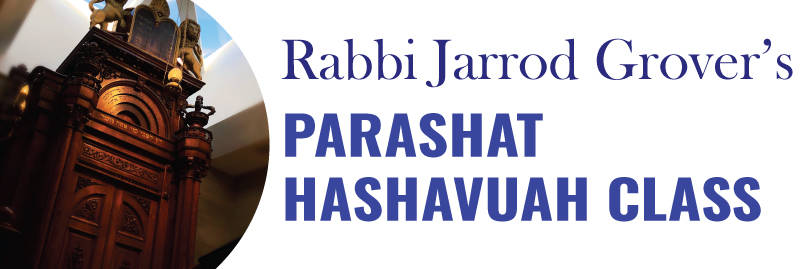 Banner Image for Weekly Parashat HaShavuah Class with Rabbi Jarrod Grover