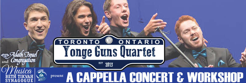 Banner Image for Yonge Guns: A Cappella Concert & Workshop