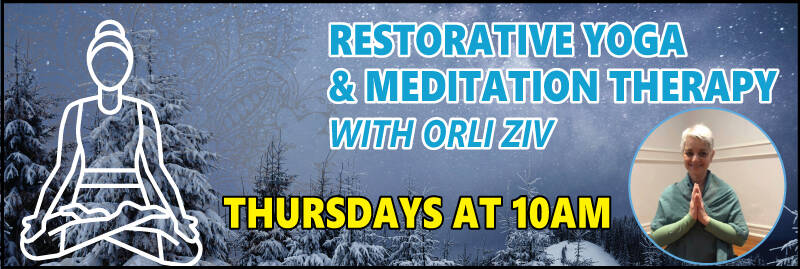 Banner Image for Restorative Yoga and Meditation Therapy with Orli Ziv: January-February 2024 Session